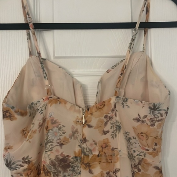 Saints + Secrets Floral Ruffle Mini Dress - size medium - Picture 4 of 10